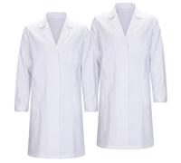 Pack 2 Unidades - Bata Laboratorio Mujer - Bata Blanca Laboratorio Mujer - Bata Medico Mujer 2-1832