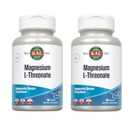 Pack 2 Unidades | L-Treonato de Magnesio Kal 60 comprimidos | Mejora las funciones cerebrales y la calidad del sueño | Apoyo a la salud ósea y muscular | Mayor biodisponibilidad