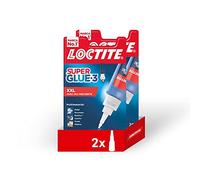 Pack 2 Unidades Loctite Pegamento Adhesivo Super Glue-3 XXL - Pegamento Cianocrilato Superglue