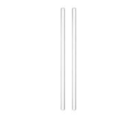 Pack 2 Varilla Agitación Guía Líquidos Vidrio Macizo 10mm-15cm