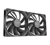 Tacens Anima AF12X2, Kit 2x Ventiladores 120mm, Funcionamiento Ultrasilencioso, Rodamientos FLUXUS, Flujo de Aire Optimizado, Estructura Reforzada Antivibraciones, Rendimiento Térmico Eficiente, Negro