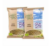 Pack 2 x Anís Verde Semillas Bio Herbes del Molí 70 g (140 g) | Semillas ecológicas para infusión y cocina | Sabor aromático y ligeramente dulce, sin cafeína
