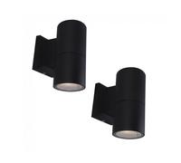 Pack 2 x aplique de pared exterior chill marca wonderlamp 13 cm