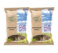 Pack 2 x Arándano Hojas Herbes del Molí Bio 30 g (60 g total) - Hojas ecológicas a granel para infusión de sabor herbal suave, ideal para tisanas y mezclas, formato práctico