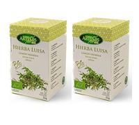 Pack 2 x Artemisbio Hierba Luisa Eco 20 filtros (40 bolsitas) | Infusión ecológica aromática sin teína | Sabor cítrico y suave, ideal después de las comidas y antes de dormir