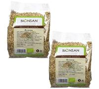 Pack 2 x Avena en Grano Bionsan Bio 500 g (1 kg total) - Avena ecológica en grano para cocción, ideal para porridge y ensaladas, para moler y hacer harina, formato ahorro