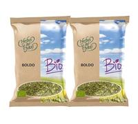 Pack 2 x Boldo Hojas Herbes del Molí Bio 35 g (70 g total) - Hojas ecológicas para infusión de sabor herbal intenso y amargo, ideal para tisanas a granel, formato práctico
