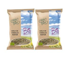 Pack 2 x Cola de Caballo Planta Bio Herbes del Molí 30 g (60 g) | Planta ecológica para infusión | Tisana herbal suave sin cafeína para el día a día