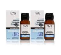 Pack 2 x Esencia Hidrosoluble Brumaroma Ropa Limpia SYS 50 ml (100 ml total) - Fragancia concentrada para difusor y bruma, aroma a ropa recién lavada, ideal para hogar y textil, uso versátil