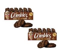Pack 2 x Galletas Doble Chocolate Sin Gluten Mrs Crimbles 195 g (390 g total) - Galletas crujientes con doble cacao, ideales para desayuno y merienda, snack para compartir