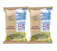 Pack 2 x Llantén Hojas Herbes del Molí Bio 30 g (60 g total) - Hojas ecológicas para infusión de sabor herbal suave, ideal en tisanas a granel y mezclas, formato práctico