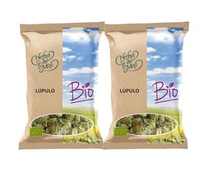 Pack 2 x Lúpulo Flor Herbes del Molí Bio 10 g (20 g total) - Flor ecológica para infusión de sabor amargo-aromático, ideal en tisanas y mezclas, formato a granel
