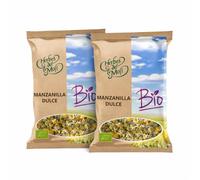 Pack 2 x Manzanilla Dulce Flor Bio Herbes del Molí 30 g (60grs total) | Infusión ecológica de camomila en flor entera | Tisana suave y aromática para después de las comidas y antes de dormir