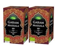 Pack 2 x Té Garam Massala Artemis Bio 20 filtros (40 filtros) - Infusión ecológica estilo chai con especias aromáticas, sabor cálido e intenso, ideal sola o con leche, fácil preparación