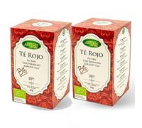 Pack 2 x Té rojo Pu Erh eco 20 filtros Herbes del Molí (40 bolsitas) | Té rojo fermentado ecológico | Sabor terroso suave para tomar después de las comidas o a media tarde