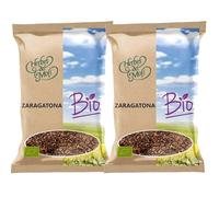 Pack 2 Zaragatona Negra Herbes del Molí Bio 80 g, semillas ecológicas de Plantago psyllium, 160 g total, planta a granel para infusión, formato ahorro herbal.