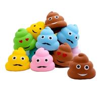 Pack 20 Squishy Caca Emoji | Regalos para Cumpleaños Niños, Relleno para Piñata Infantil, Juguetes para Regalos, Sorpresas para Bolsas de Fiesta, Recuerdos, Detallitos, Fiestas Infantiles