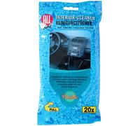 Pack 20x Toallitas Limpiadoras Interiores Vehículos (Vainilla) - ALL Ride