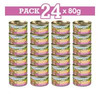 PACK 24 LATAS Pollo en salsa con Palito de Cangrejo 80gr.