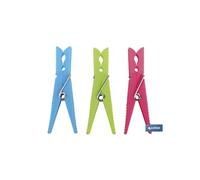 PACK 24 UDS PINZAS PLÁSTICO STANDAR 7cm