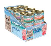 Pack 24 Unidades - Filetes de Atún Rojo Bluefin - Latas variadas de 80 g - Comida húmeda para Gatos - ARQUIVET