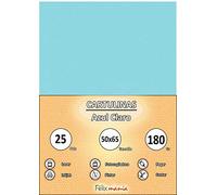 Pack 25 Cartulinas Tamaño 50x65 180g Color Azul claro