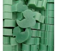 Pack 25 uds jabones aromáticos con forma de patito - Regalo original para eventos: bautizos, bodas, comuniones, cumpleaños - Detalle para regalar a invitados - Aroma Higo verde