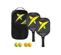 Pack 2uds. Pickleball Fortum 1.0 + 4 Uds Bolas Dropshot Outdoor