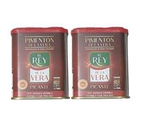 Pack 2uds Pimentón de la Vera Picante El Rey D.O.P. - Sabor Intenso y Aroma Único | Secado Tradicional con Leña de Encina y Roble | Ideal para Guisos, Salsas, Adobos, Carnes, Arroces y Pescados 150g