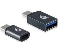 Kit adaptadores conceptronic usb tipo c 3.1 1ud usb - c a usb a hembra 3.0 1 ud usb - c a micro usb hembra