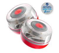 Pack 2x Baliza GEOBALIZA IoT V16 + Conectada y Certificada DGT