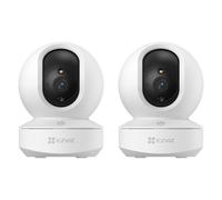 Pack 2x Cámaras de Seguridad EZVIZ TY1 3MP Interior Rotativa 2K WiFi Blanca