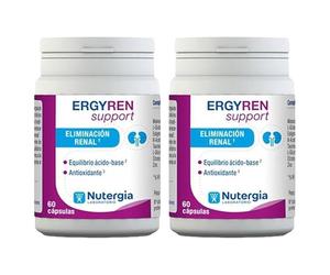 Pack 2x ErgyRen Support 60 Cápsulas | Nutergia | Complemento Alimenticio con Plantas y Minerales | Apoyo Renal y Detox Natural | Fórmula Bioequilibrante