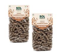 Pack 2x Fusilli de trigo sarraceno sin gluten bio Sol Natural 250 g