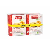Pack 2x Galletas de Trigo Sarraceno Rellenas de Albaricoque Sin Gluten Germinal Bio 200 g | 2 Paquetes de 200 g (Total 400 g) | Galletas Ecológicas Sin Gluten