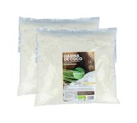 Pack 2x Harina de Coco 1 Kg Bio Naturitas Essentials | 100% Agricultura Ecológica | Sin Gluten | Rica en proteínas y minerales | Producto Vegano