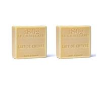 Pack 2x Jabón de Marsella Natural con Leche de Cabra 100g | Hidratante y Suave | 100% bio-degradable