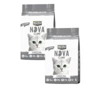 Pack 2x Kit Cat Arena Eco SoyaClump - Charcoal 7L Arena para Gatos