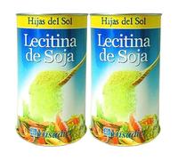 Pack 2x Lecitina de Soja Granulada NO GMO 450g | Hijas del Sol | Sin Transgénicos | Fuente Natural de Fosfolípidos | Apta para Veganos