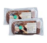 Pack 2x Pan Proteico 500 g Naturitas Essentials | 30% de proteína | Sabor delicioso | Bajo en carbohidratos (3%) | Ideal para dietas hipocalóricas y dietas Keto | Vegano