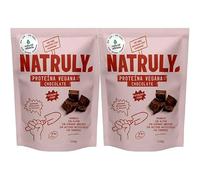 Pack 2x Proteína Vegana Sabor Chocolate Bio 350g | Natruly | 100% Natural | Sin Azúcares Añadidos | Ecológica y Alta en Proteínas Vegetales