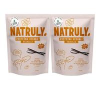 Pack 2x Proteína Vegana Sabor Vainilla Bio 350g | Natruly | 100% Natural | Ecológica y Sin Azúcares Añadidos | Alta en Proteínas Vegetales