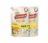 Pack 2x Salsa de Piña Colombina La Constancia Doy Pack 200 g | 2 Envases de 200 g (Total 400 g) | Salsa Dulce de Piña | Ideal para Postres y Recetas