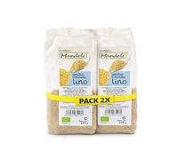 Pack 2x Semillas de Lino Dorado Triturado Mandolé Bio 175 g | 2 Bolsas de 175 g (Total 350 g) | Lino Dorado Ecológico Molido | Ideal para Yogur, Batidos y Recetas