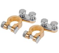 Pack 2x Terminales Oro (+/-) para Coche - PEIYING