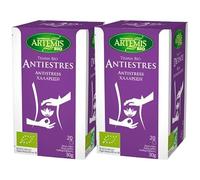 Pack 2x Tisana Antiestrés Bio 20 Filtros | Artemis | Infusión Ecológica Relajante | Con Hierbas Naturales | Sin Cafeína