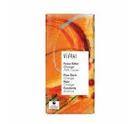 Pack 2x100g Chocolate Negro 70% Cacao con Naranja | Selección BIO | Aceite Esencial y Corteza | Sin Gluten (SG) | 100% Origen Vegetal | Calidad Vegana