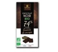 Pack 2x100g Chocolate Negro 74% Cacao con Pipas de Calabaza | Selección BIO | Contraste Crujiente | Sin Gluten (SG) | 100% Origen Vegetal | Calidad Vegana