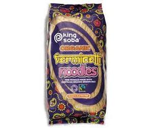 Pack 2x250g Fideos Vermicelli Integrales | Cabello de Ángel de Arroz | 100% Sin Gluten (SG) | Certificación BIO/Orgánica | Fuente de Fibra