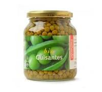 Pack 2x350g Guisantes Cocidos Extra | Selección BIO | Cultivo Ecológico Certificado | Textura Tierna y Sabor Dulce | Fuente de Proteína Vegetal | Calidad Vegana